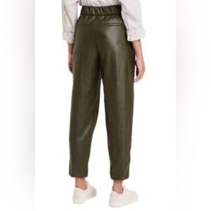 A New Day Women’s High-Rise Faux Leather Pants XXL Olive Green Pleather Ankle